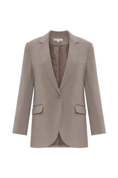 Michael Kors Michael  Crepe Blazer In Multi