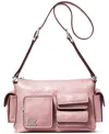 Michael Kors Michael  Dakota Medium Pocket Leather Shoulder Bag
