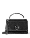 Michael Kors Michael  Delancey East West Chain Crossbody In Black