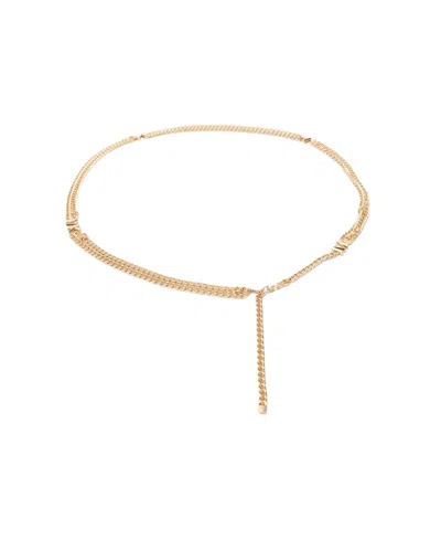 Michael Kors Michael  Double Chain Belt In Gold