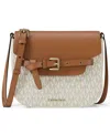 Michael Kors Michael  Emilia Small Saddle Crossbody Bag In Multi