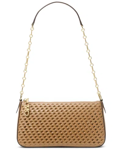 Michael Kors Michael  Empire Medium Chain Pouchette In Camel