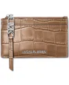 Michael Kors Michael  Empire Small Zip Card Case In Driftwood