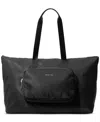 Michael Kors Michael  Extra Large Tanner Reversible Packable Tote In Black