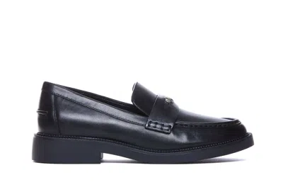 Michael Kors Eden Leather Loafer In Black