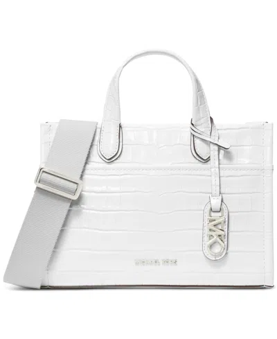 Michael Kors Michael  Gigi Small East West Messenger In White