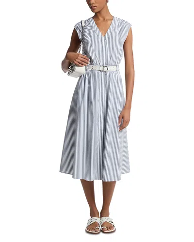 MICHAEL KORS MICHAEL MICHAEL KORS GRAPHIC STRIPE MIDI DRESS