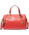 Michael Kors Michael  Grayson Small Duffle Satchel In Burnt Sienna