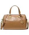 Michael Kors Michael  Grayson Small Duffle Satchel In Husk