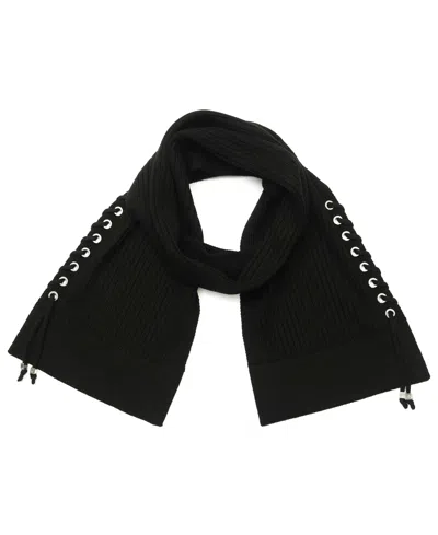 Michael Kors Michael  Grommet Lace Scarf In Black