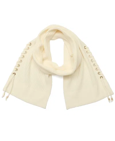 Michael Kors Michael  Grommet Lace Scarf In Neutral