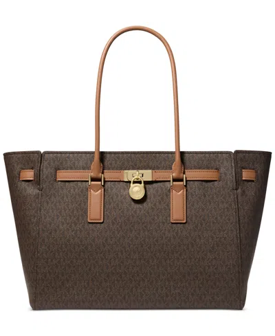 Michael Kors Michael  Hamilton Extra Large Tote In Brown