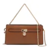 Michael Kors Hamilton Small Leather Convertible Crossbody In Brown