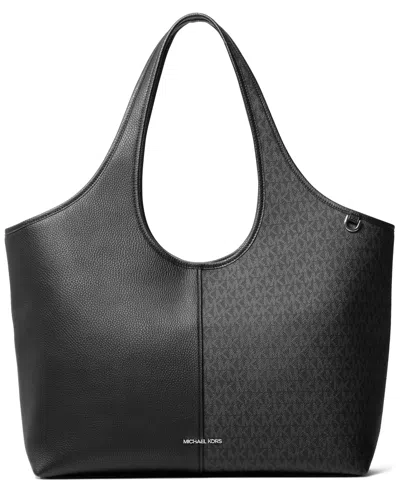 Michael Kors Michael  Henly Extra Large Shopper Tote Bag In Black