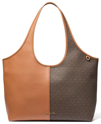 Michael Kors Michael  Henly Extra Large Shopper Tote Bag In Multi