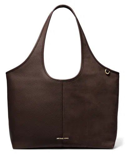Michael Kors Michael  Henly Shopper Extra Large Tote Bag In Chocolate