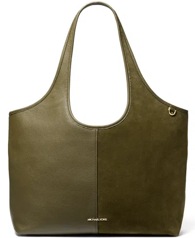 Michael Kors Michael  Henly Shopper Extra Large Tote Bag In Green