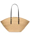 Michael Kors Isa Large Hand-crocheted Tote Bag In Natural,black