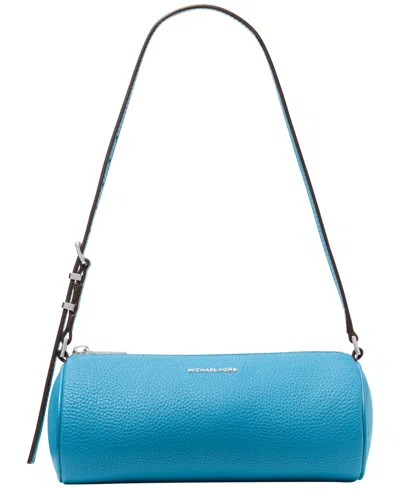 Michael Kors Michael  Izzy Small Barrel Pouchette Bag In Milos Blue