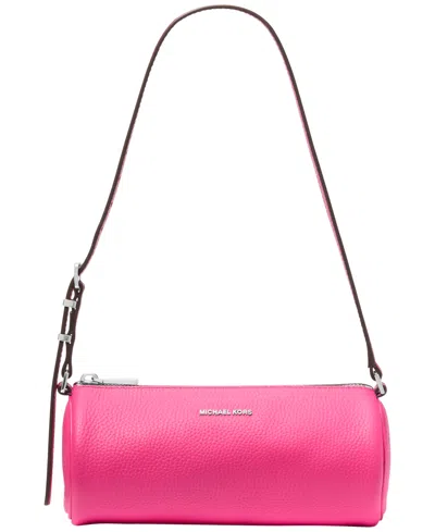 Michael Kors Michael  Izzy Small Barrel Pouchette Bag In Rasberry