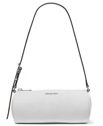 Michael Kors Michael  Izzy Small Barrel Pouchette Bag In White