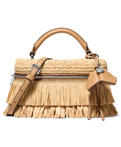 Michael Kors Michael  Jana Mini Top Handle Crossbody Bag In Brown