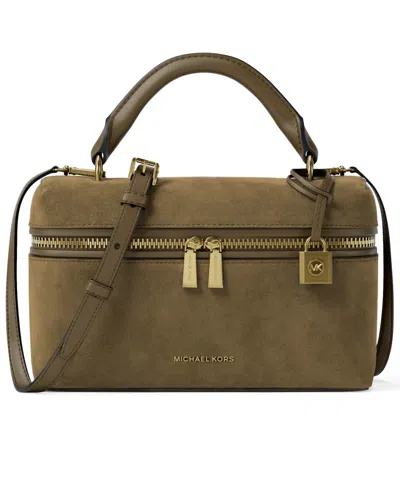 Michael Kors Michael  Jana Top Handle Mini Crossbody Handbag In Green