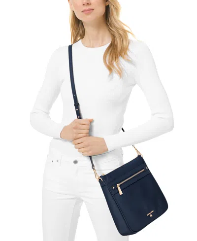 Michael Kors Michael  Jet Set Charm North South Crossbody In Navy