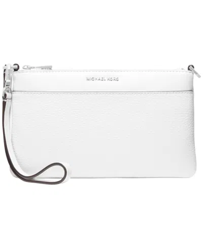 Michael Kors Michael  Jet Set Convertible Zip-top Wristlet In White
