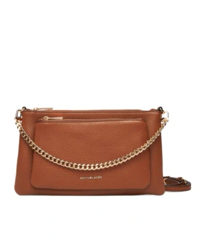 Michael Kors Michael  Jet Set Medium Shoulder Bag In Brown
