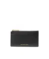 Michael Kors Michael  Jet Set Small Card Case In Black