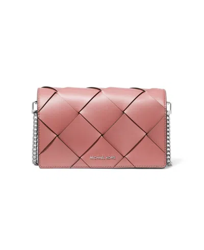 Michael Kors Michael  Jet Set Small Flap Chain Leather Crossbody