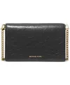 Michael Kors Jet Set Medium Flap Chain Crossbody In Black