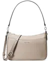 Michael Kors Michael  Jet Set Small Top Zip Pochette Crossbody In Light Sand