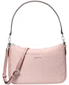 Michael Kors Michael  Jet Set Small Top Zip Pochette Crossbody In Smokey Rose