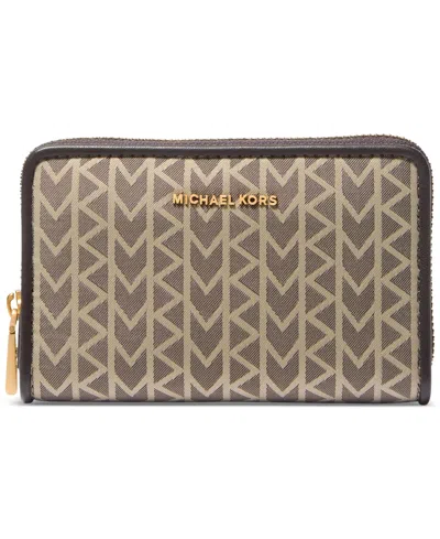 Michael Kors Michael  Jet Set Small Zip Around Card Case