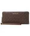 Michael Kors Women's Jet Set Travel Continental Wallet In Brown