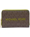Michael Kors Michael  Jet Set Zip Around Card Case