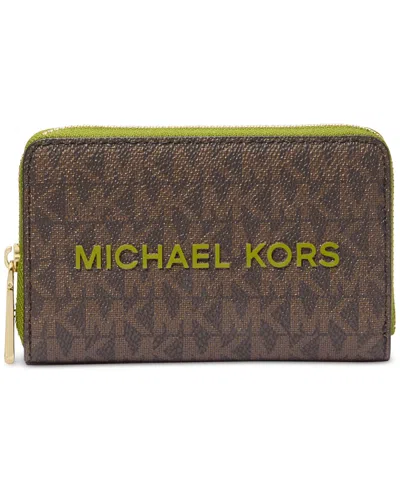 Michael Kors Michael  Jet Set Zip Around Card Case