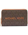 Michael Kors Michael  Jet Set Zip Around Card Case