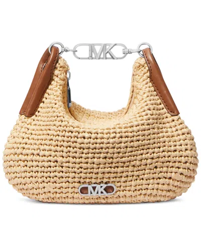 Michael Kors Michael  Kendall Small Bracelet Pouchette In Nat,lugg