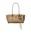 Michael Kors Michael  Knot Detailed Double-handle Shoulder Bag In Brown