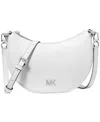 Michael Kors Michael  Kyla Convertible Pouchette Shoulder Bag In Optic White