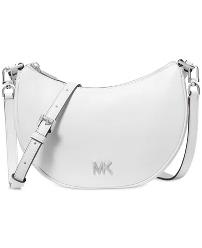 Michael Kors Michael  Kyla Convertible Pouchette Shoulder Bag In Optic White