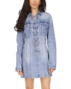 MICHAEL KORS MICHAEL MICHAEL KORS LACE UP DENIM DRESS