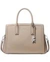 Michael Kors Michael  Laila Medium Leather Crossbody Satchel