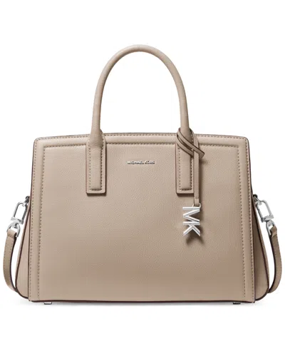 Michael Kors Michael  Laila Medium Leather Crossbody Satchel