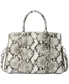 Michael Kors Michael  Laila Medium Satchel In Aluminum