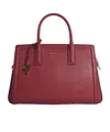 Michael Kors Michael  Laila Medium Satchel Bag In Red