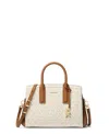 Michael Kors Michael  Laila Small Crossbody Satchel In Vanilla,acorn